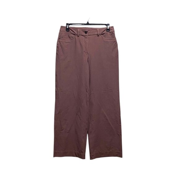 Lululemon City Sleek 5 Pocket High-Rise Wide-Leg Pant Full Length Brown Size 31 - Picture 2 of 16